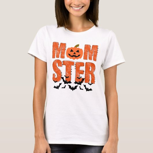Moeder Mam Grappig Halloween T-shirt (Voorkant)