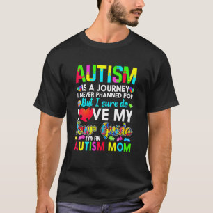 Moeder Mama Autistisch Maand van de Autismebewustz T-shirt