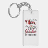 Moeder mama en oma Birthday Sleutelhanger (Voorkant Links)