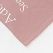 Moeder Mamá Moeders Moederdag Roze Fleece Deken (Hoek)