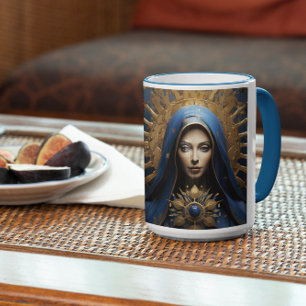 Moeder Maria Bidden versie 3 Koffiemok
