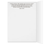 Moeder Maria met Baby Jesus Kerst Kaart (Binnen (Links))