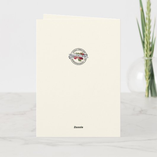  Moeder Maria met engelen Kaart (Achterkant)