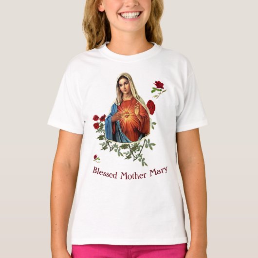Moeder Maria T-shirt (Voorkant)