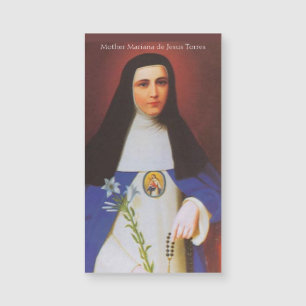 Moeder Mariana de Jesus Torres Magnetic Card