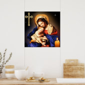 Moeder Mary art Poster (Keuken)