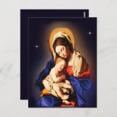 Moeder Mary Briefkaart (Voorkant / Achterkant)