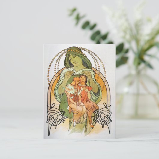 moeder Mary Briefkaart (Staand voorkant)