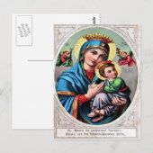 Moeder Mary Briefkaart (Voorkant / Achterkant)