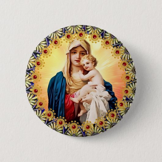 Moeder Mary Button (Voorkant)