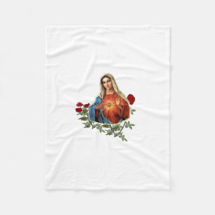 Moeder Mary Fleece Deken