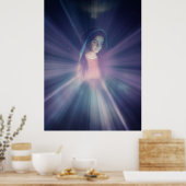 Moeder Mary, Heilige Imacularis, Jezus Poster (Keuken)