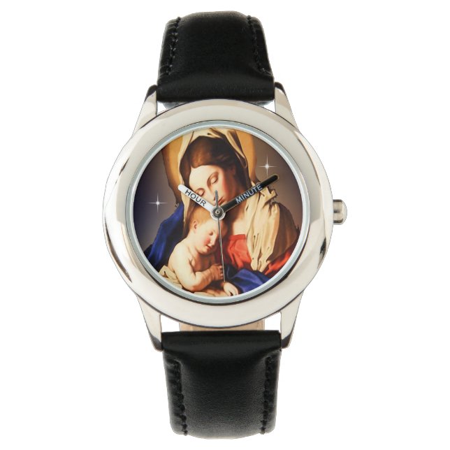 Moeder Mary Horloge (Voorkant)