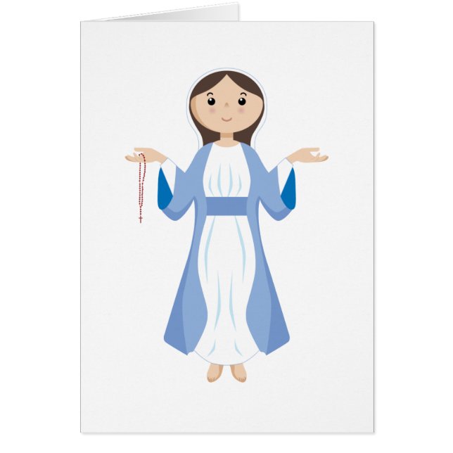 Moeder Mary met Rosary (Voorkant)