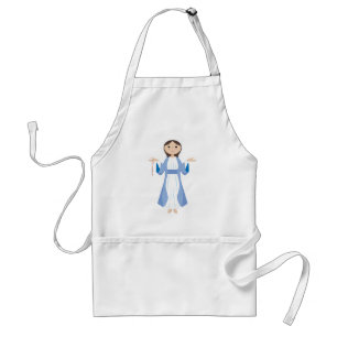 Moeder Mary met Rosary Standaard Schort