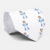 Moeder Mary met Rosary Stropdas (Opgerold)