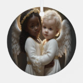 moeder Mary Metalen Ornament (Achterkant)