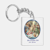 moeder Mary Sleutelhanger (Voorkant Links)