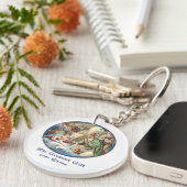 moeder Mary Sleutelhanger (Voorkant Rechts)