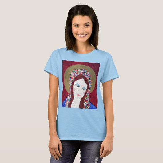 moeder Mary T-shirt (Voorkant volledig)