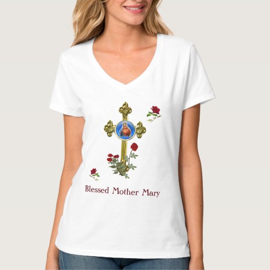 Moeder Mary T-shirt (Voorkant)