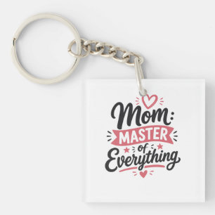moeder meesteres van alles moederdag cadeau eenvou sleutelhanger