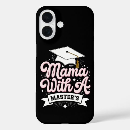 Moeder Met Een Masterdiploma Afstuderen Mama Case-Mate iPhone Case (Achterkant)