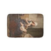 Moeder met haar kind (door Rudolf Jordan) Badmat (Voorkant)