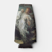 "Moeder met kind" aangepaste monogram fles koeler (Voorkant)