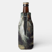 "Moeder met kind" aangepaste monogram fles koeler (Fles Achterkant)