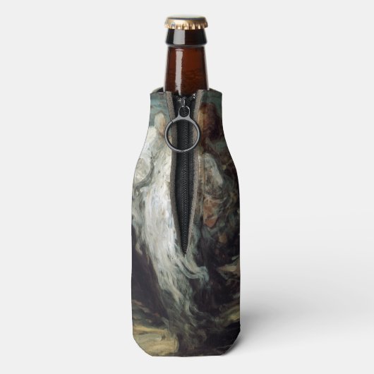 "Moeder met kind" aangepaste monogram fles koeler (Fles Achterkant)