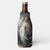 "Moeder met kind" aangepaste monogram fles koeler (Fles Voorkant)