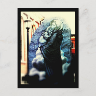 moeder met kind briefkaart