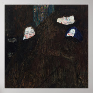Moeder met twee kinderen (gezin) - Gustav Klimt Poster