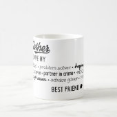 Moeder, mijn beste vriend koffiemok (Center)