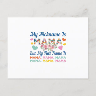 Moeder Mijn Bijnaam Is Mama Verjaardag Briefkaart