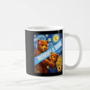 Moeder & mini knuffel beer bijpassende moederdag koffiemok