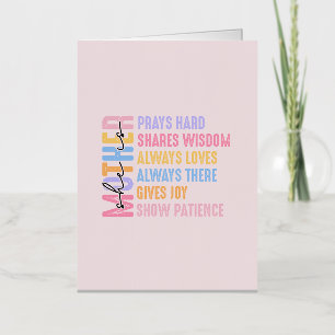 Moeder Modern cadeau voor moeder cool en grappig Folie Wenskaart