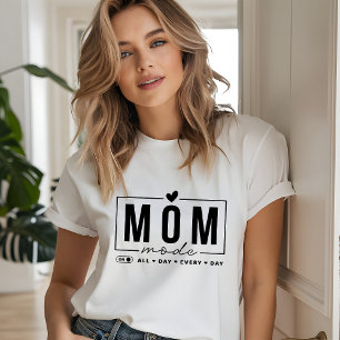 Moeder Modus Elke Dag Mama Cadeau T-shirt