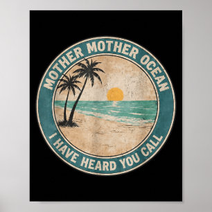 Moeder Moeder Oceaan Heeft Oproep Grappige Kunst G Poster