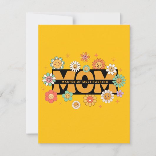 MOEDER: Moederdag Collectie 3 Feestdagenkaart (Voorkant)