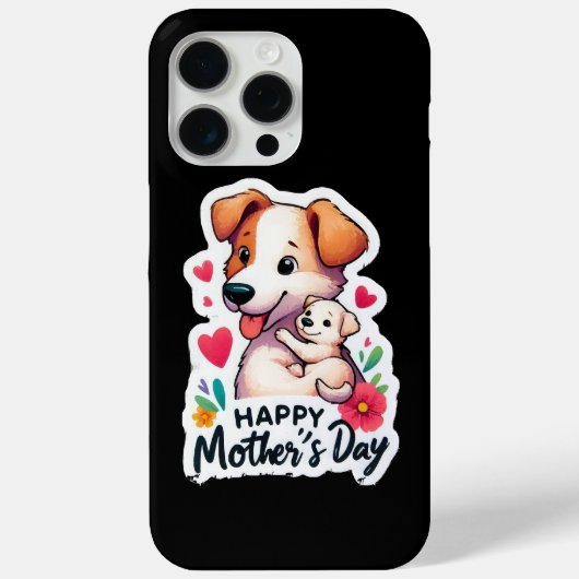 Moeder Moederdag Dierenhond Case-Mate iPhone Case (Achterkant)