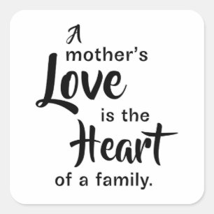 Moeder Moeders Moederdag Mam Mummy Gift Idee Vierkante Sticker