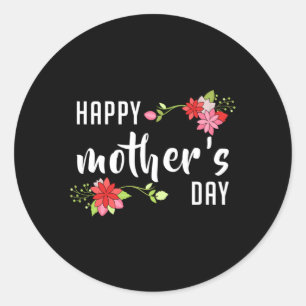 Moeder Moeders Mummy Moederdag mama Funny Gift Ronde Sticker