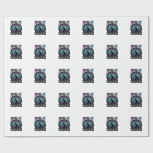 Moeder Monsters Halloween Heks Maan Pompoenen Begr Cadeaupapier