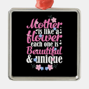 Moeder mooi en uniek metalen ornament