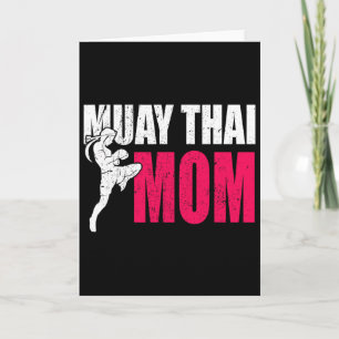 Moeder Muay Thai Cadeau Vrouwen Boksen Kickboksen Kaart