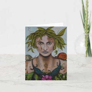 Moeder Natuur aka Lavina Feestdagen Kaart