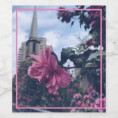 Moeder Natuur -  Floral Wijn Etiket (Enkel label)