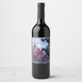 Moeder Natuur -  Floral Wijn Etiket (Voorkant)